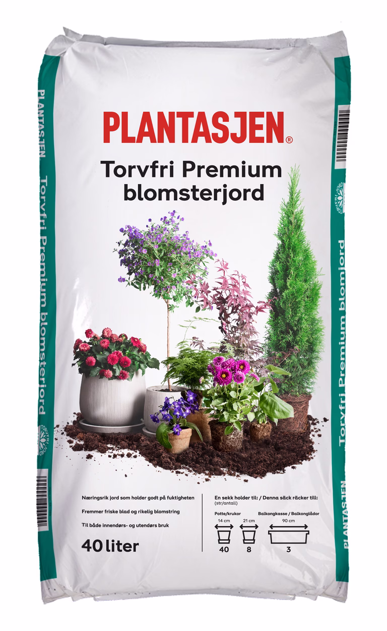 Peat free Premium Flower soil 40L