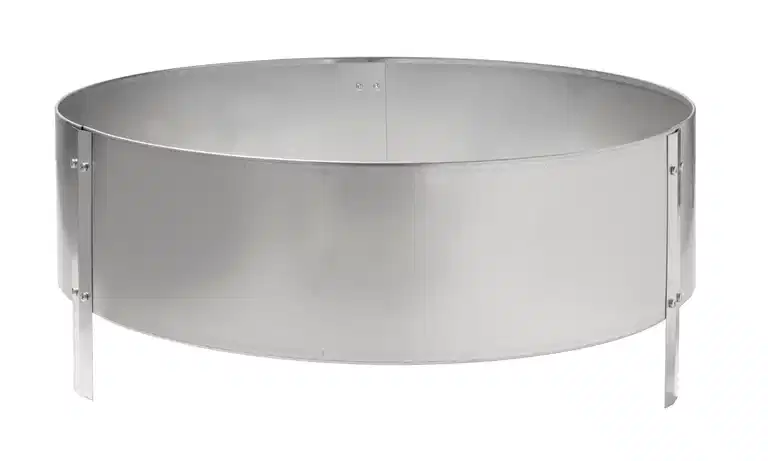 Planting Box Round Rust 95cm