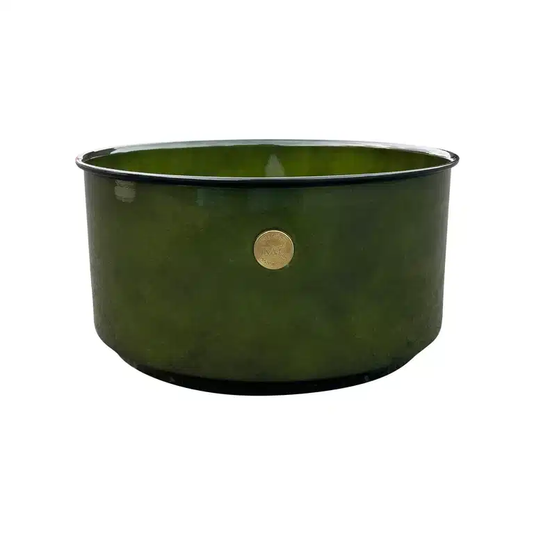 K&C metal bowl D36 green