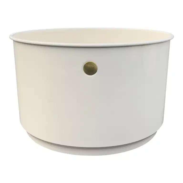 K&C metal bowl D44 beige