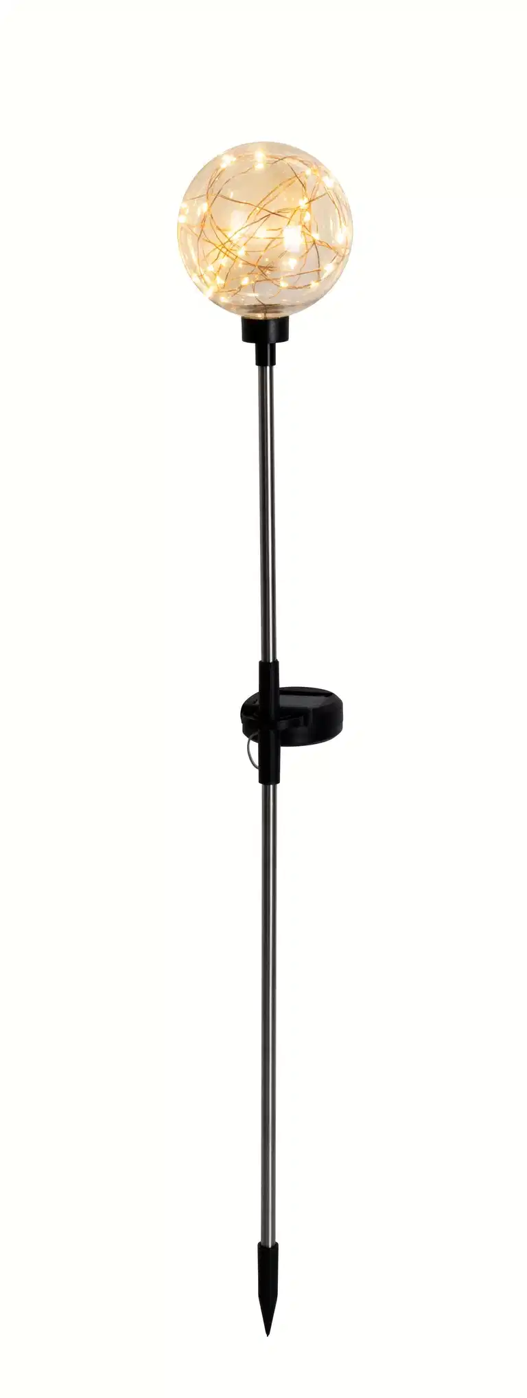 Solcellelampe Kule på spyd