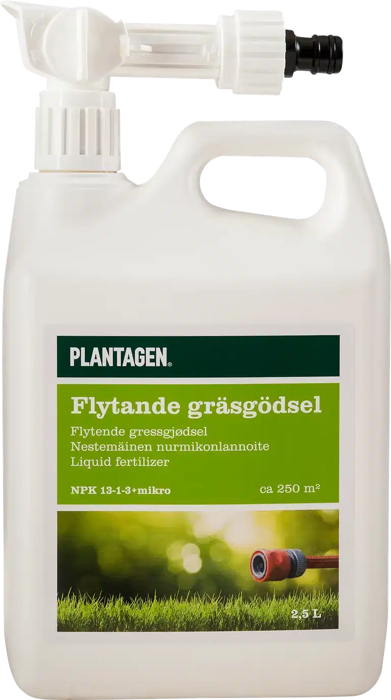 Gjødsel gress flytende