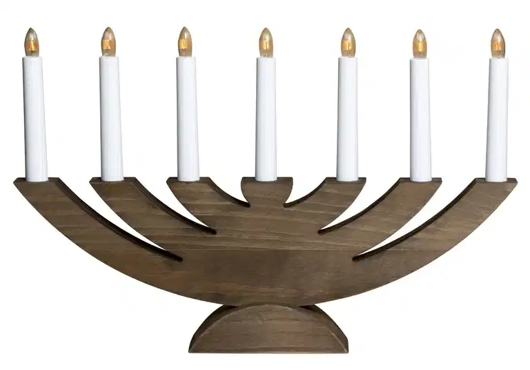 Adventsstake 7-armet