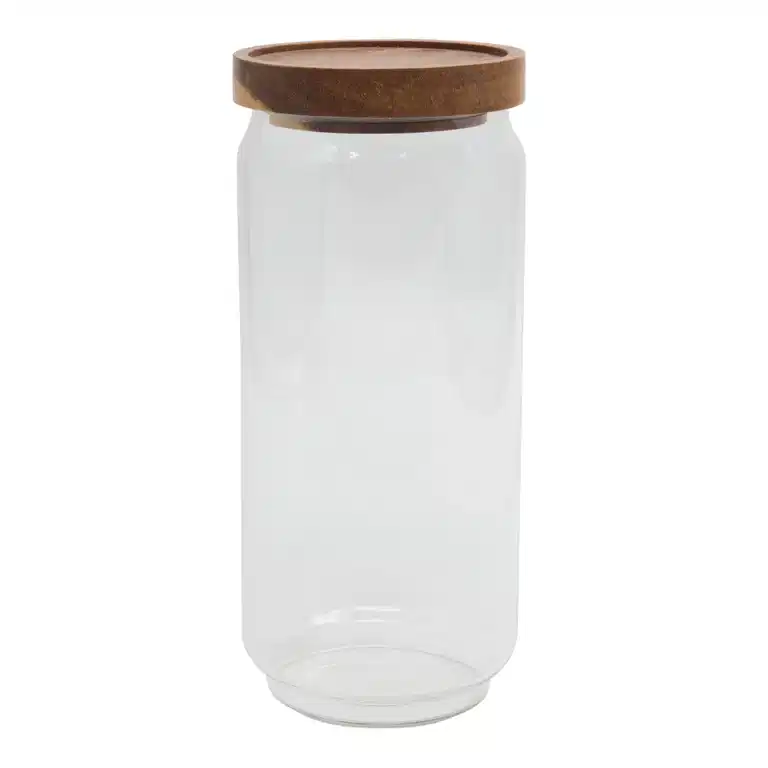 Glasskrukke med Akasielokk