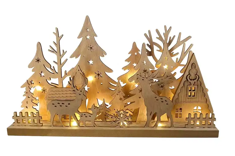 Juledekorasjon Skog LED