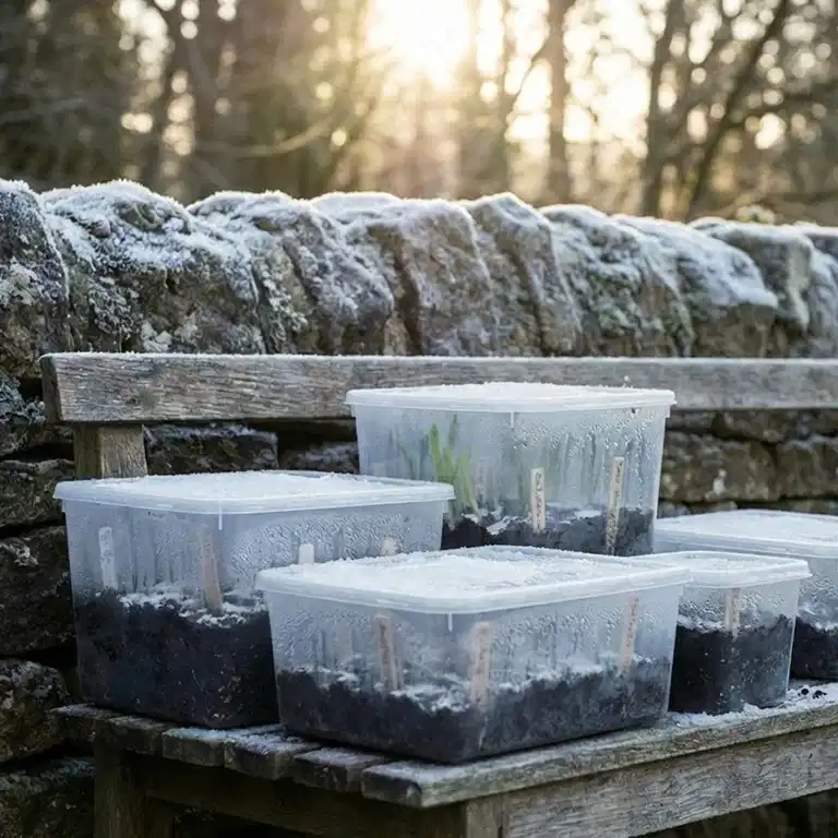 Sow in plastic boxes during the winter and get hardy plants for the spring