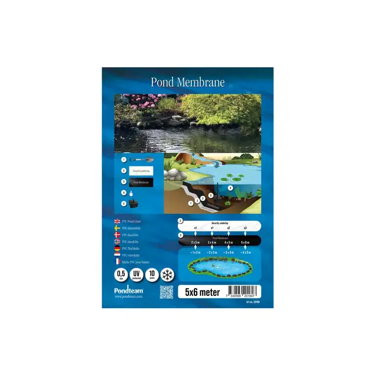 Damfolie PVC 5 x 6 m