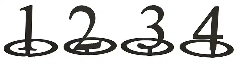 Number pin Advent 