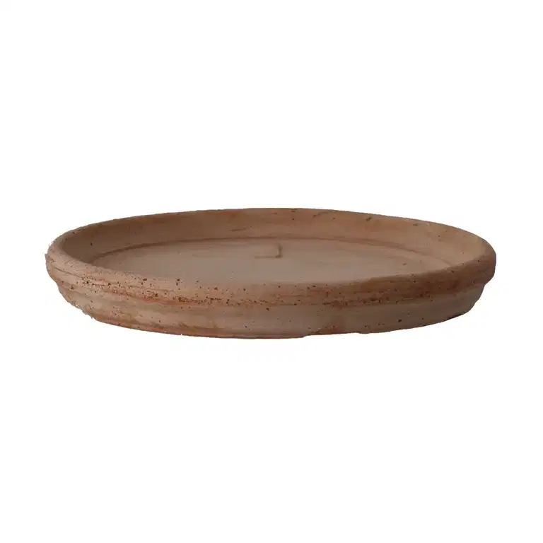 Terracotta saucer D15 terracotta