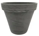Plant pot D18 basalt terracotta