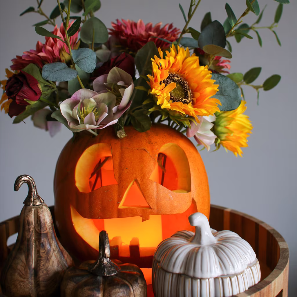 Skummelt og stilig: Lag ditt eget Halloween-gresskar