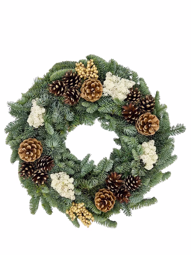 Doorwreath Cones 40 cm