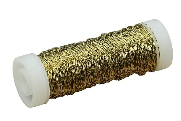 Bullion wire dekorasjon Gull