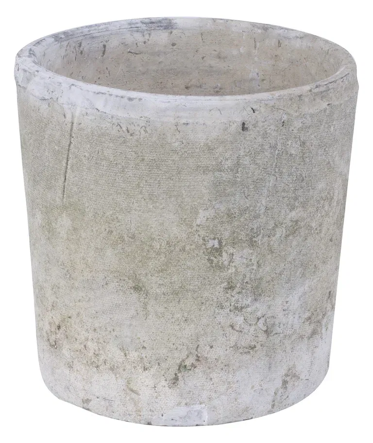 Clay pot D14 grey