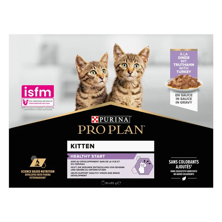 PRO PLAN® Kitten Healthy Start Turkey in Gravy10x85g 
