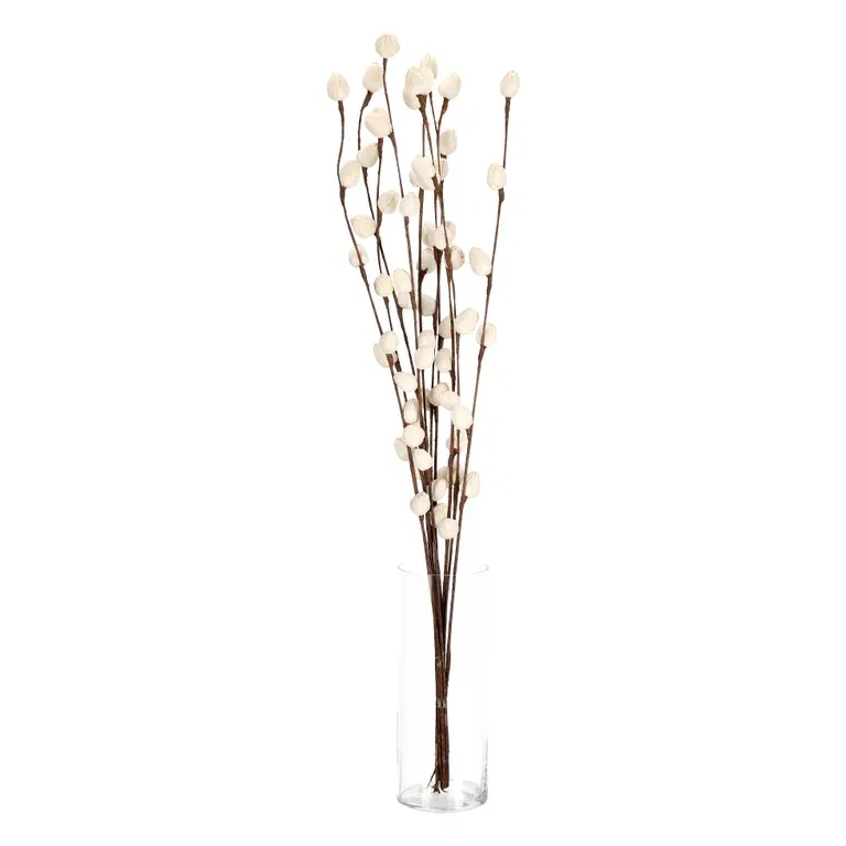 Bud branch paper flower H85 offwhite