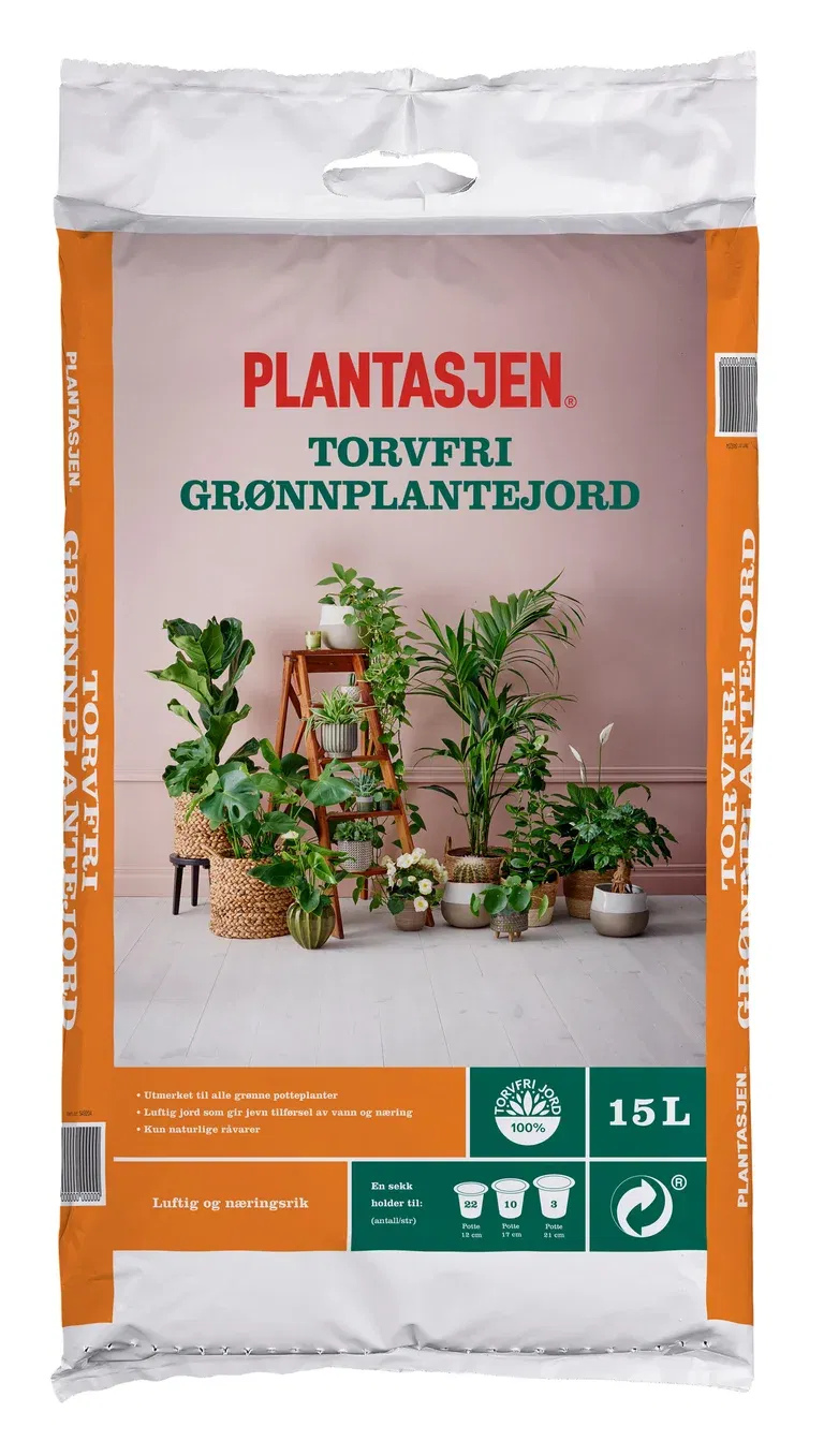Torvfri grønnplantejord