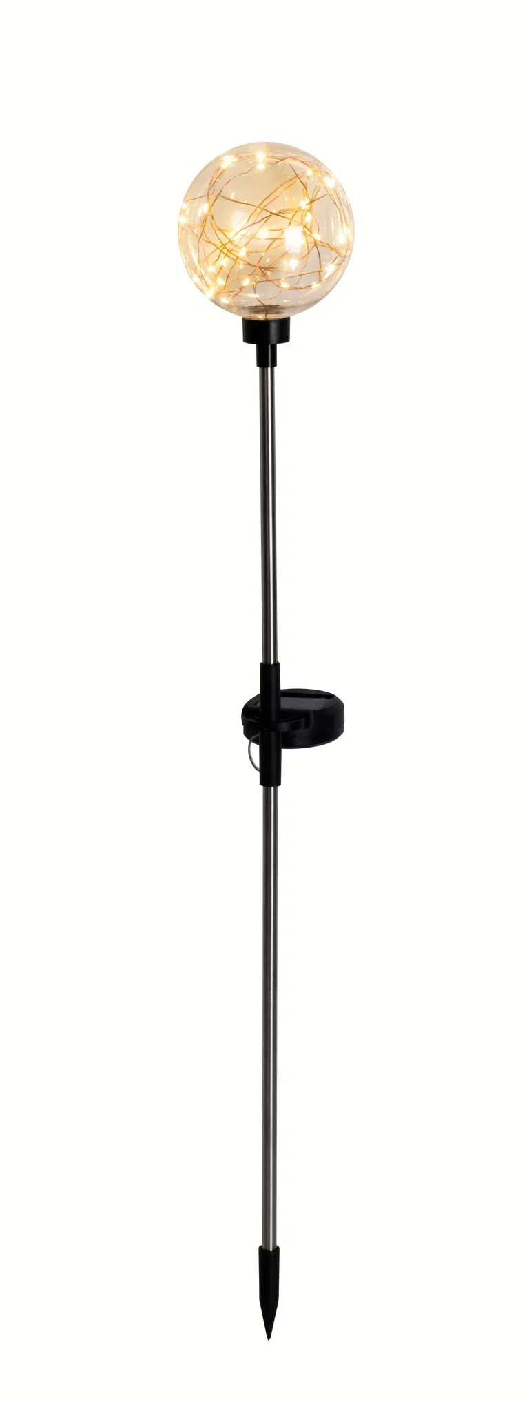 Solcellelampe Kule på spyd