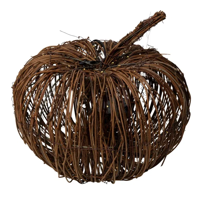 Rattan pumpkin D25 brown