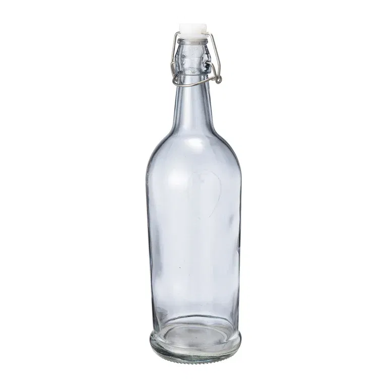 Glassflaske med kork