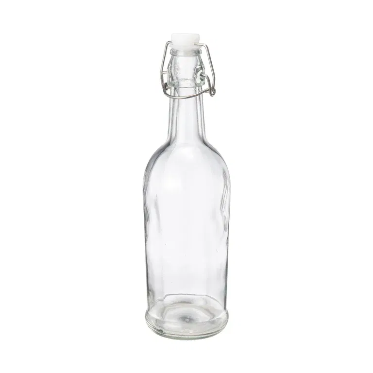 Glassflaske med kork
