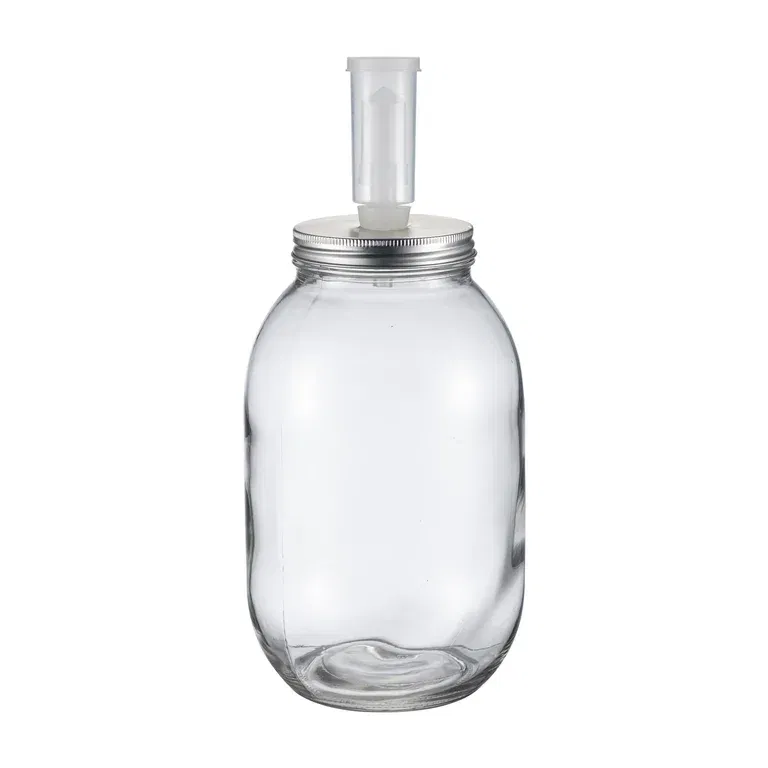 Fermenteringsglass med kneppklokk