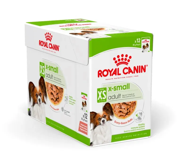 Royal Canin X-Small Adult biter i saus 85g