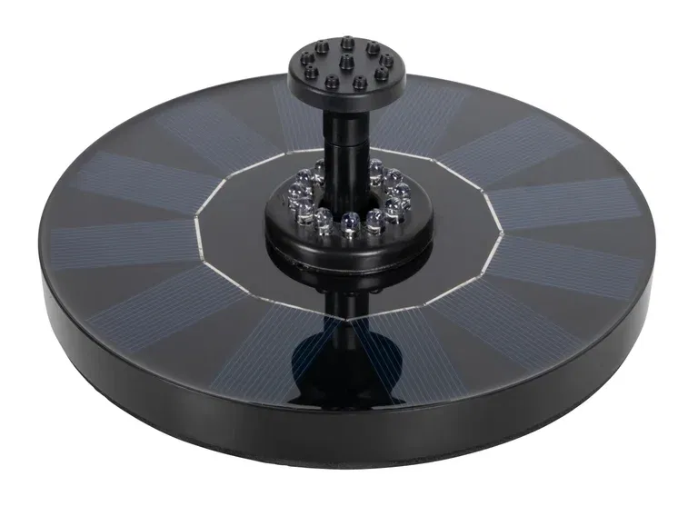 Solcellefontene m/LED