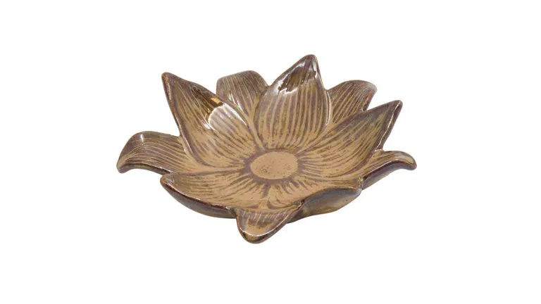 Floral Plate Ceramic D16x4,5cm