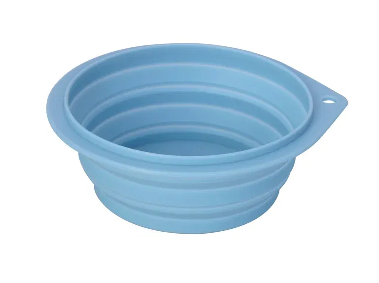 Sammenleggbar mat - og vannskål