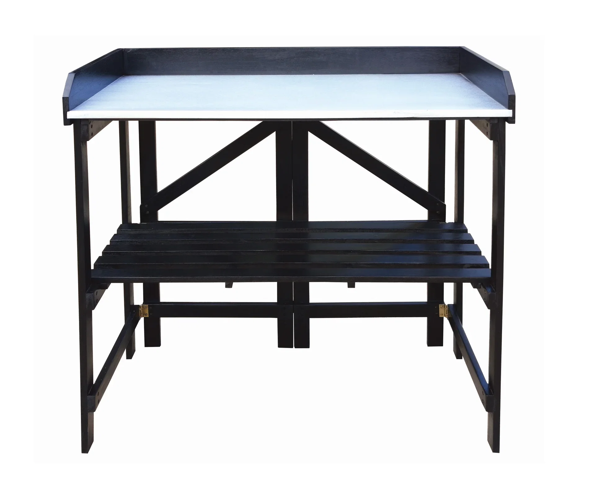Planting table foldable Black L85