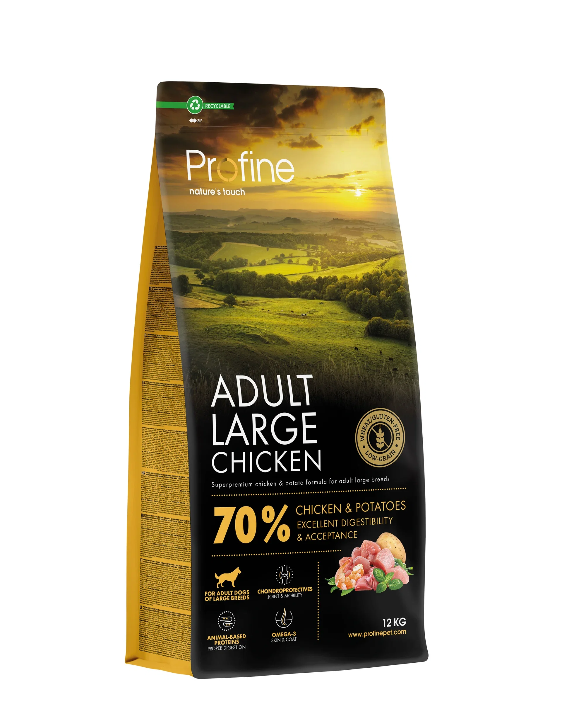 Profine Dog Adult Large Chicken & Potatoes 12 kg