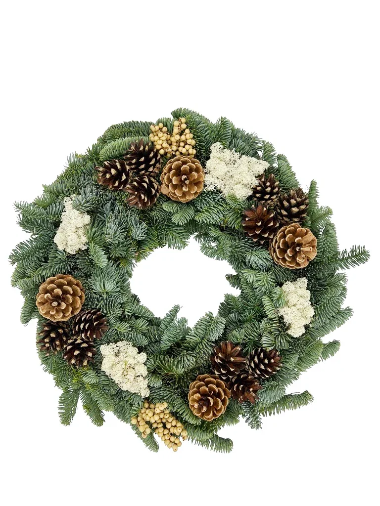 Doorwreath Cones 40 cm
