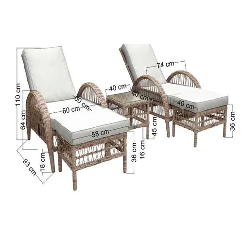Recliner Duo Sett Hvaler