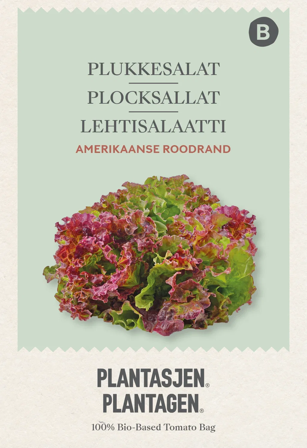 Plukkesalat Amerikaanse Roodrand