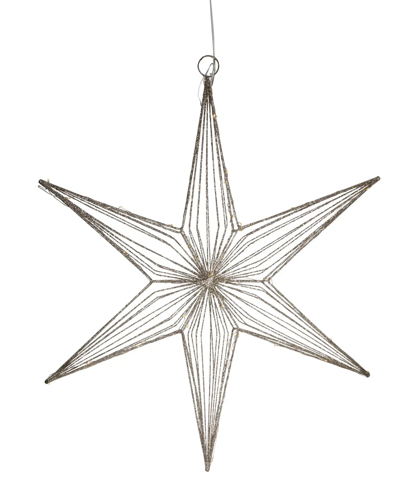 Adventsstjerne Champagne