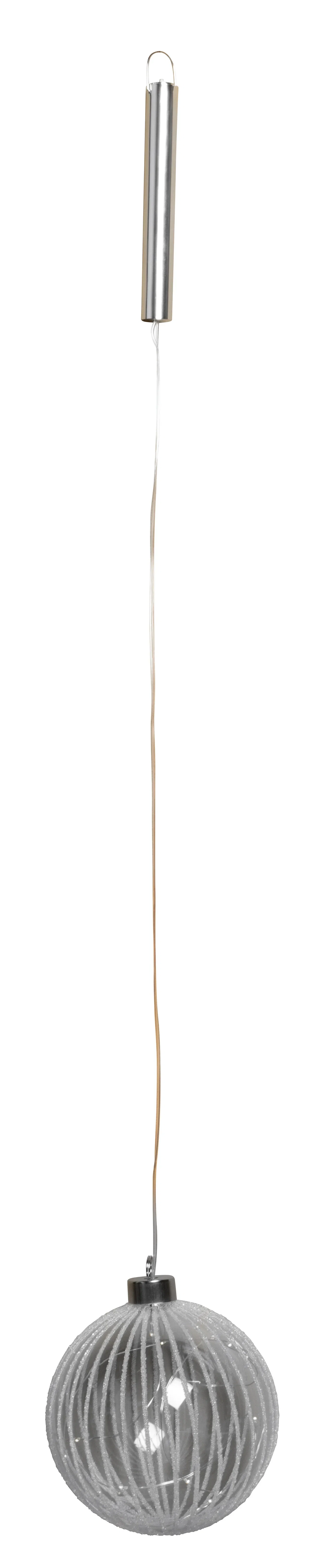 Glass ball with light