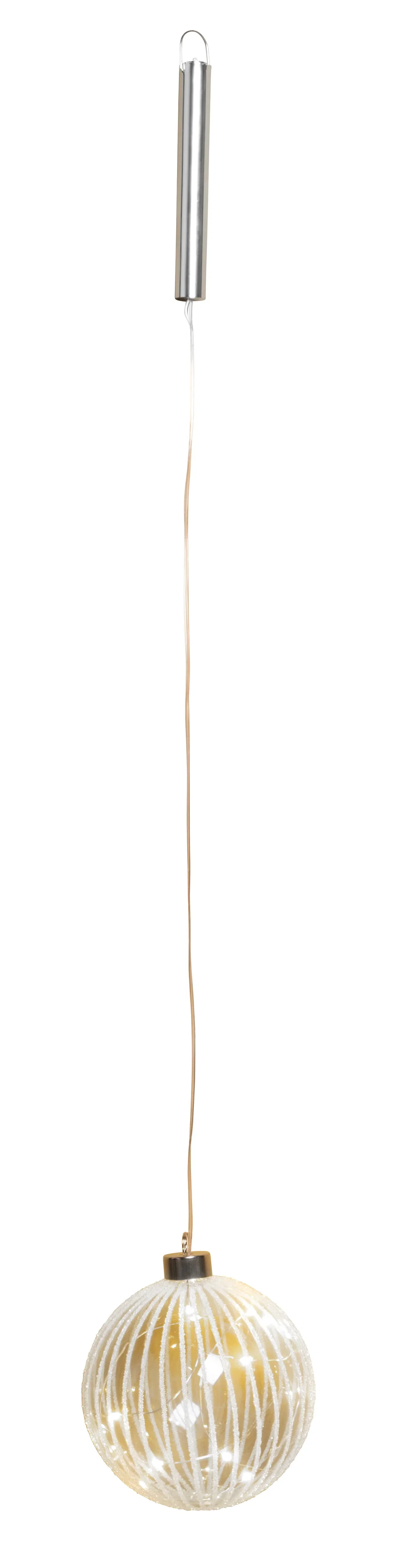 Glass ball with light