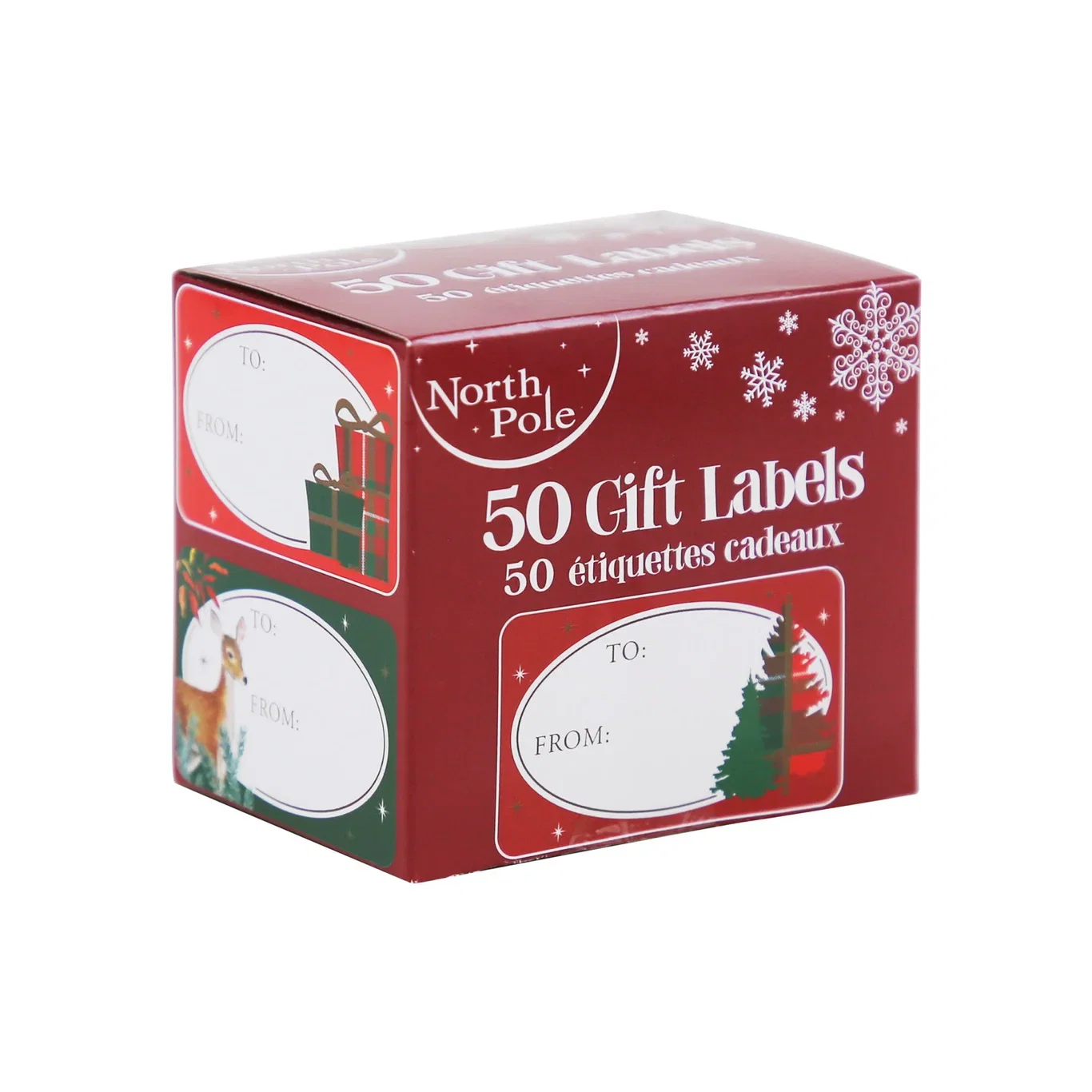 Julegavelapper selvklebende