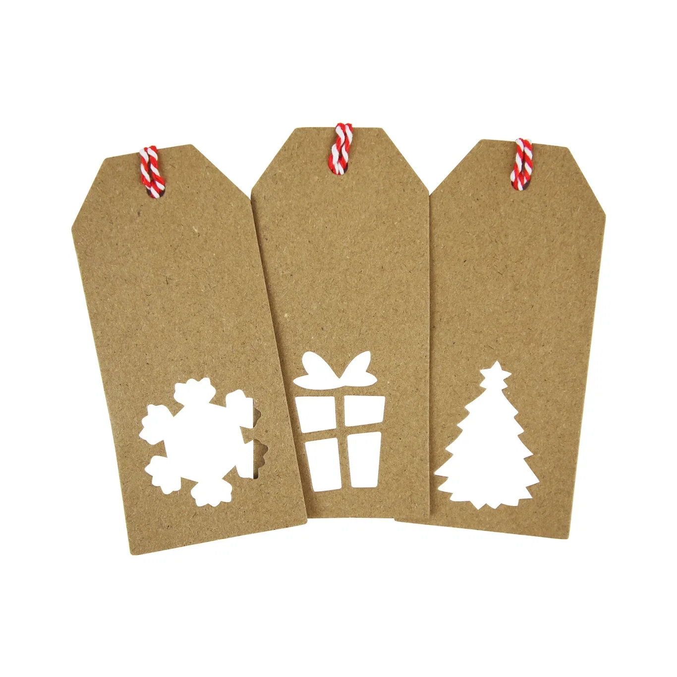 Julegavelapper hengende