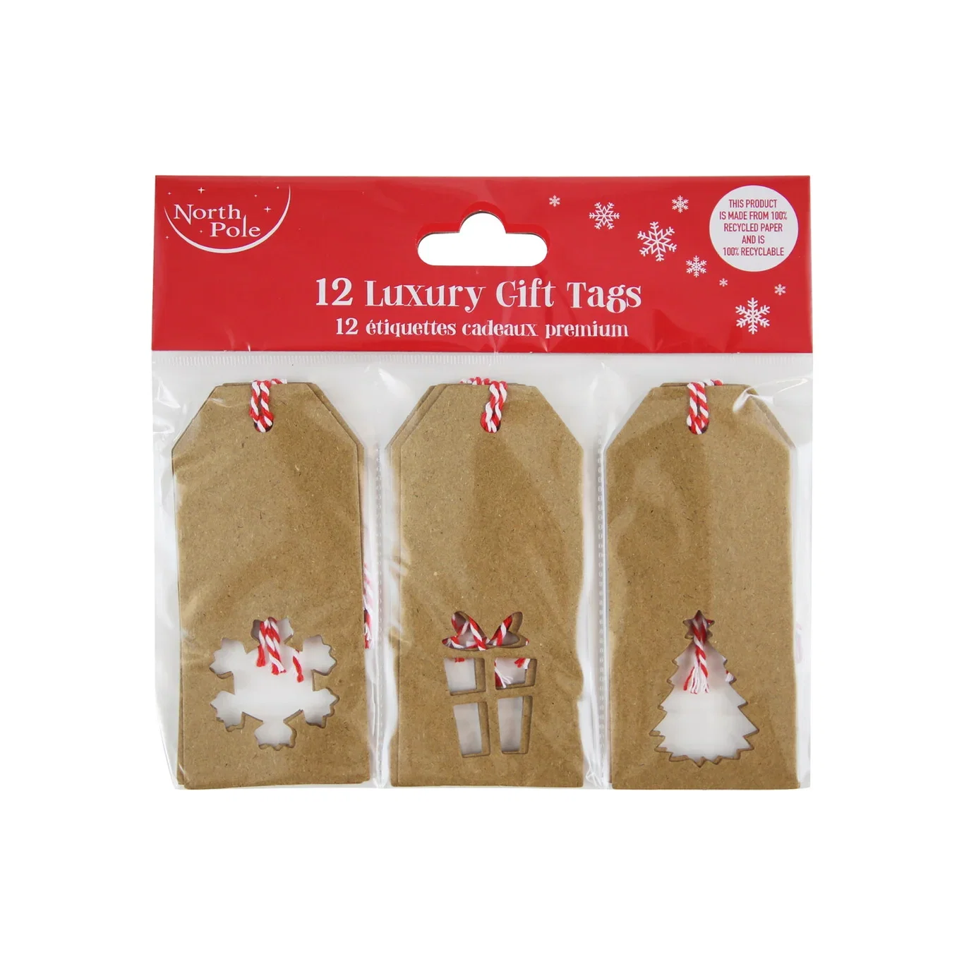 Julegavelapper hengende