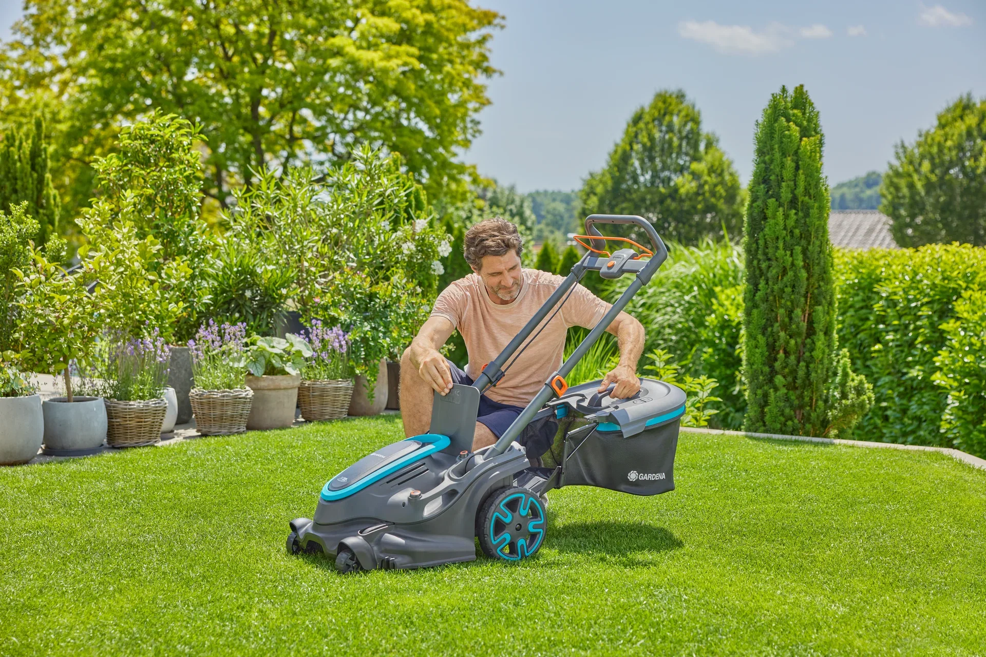 Lawn mower PowerMax Duo