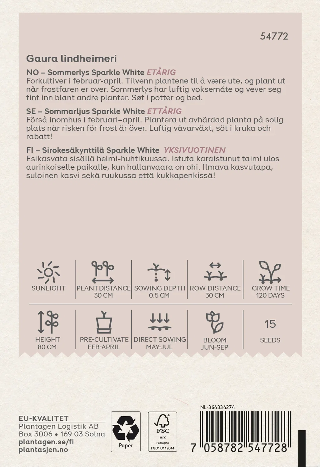 Sommerlys 'Sparkle White' 