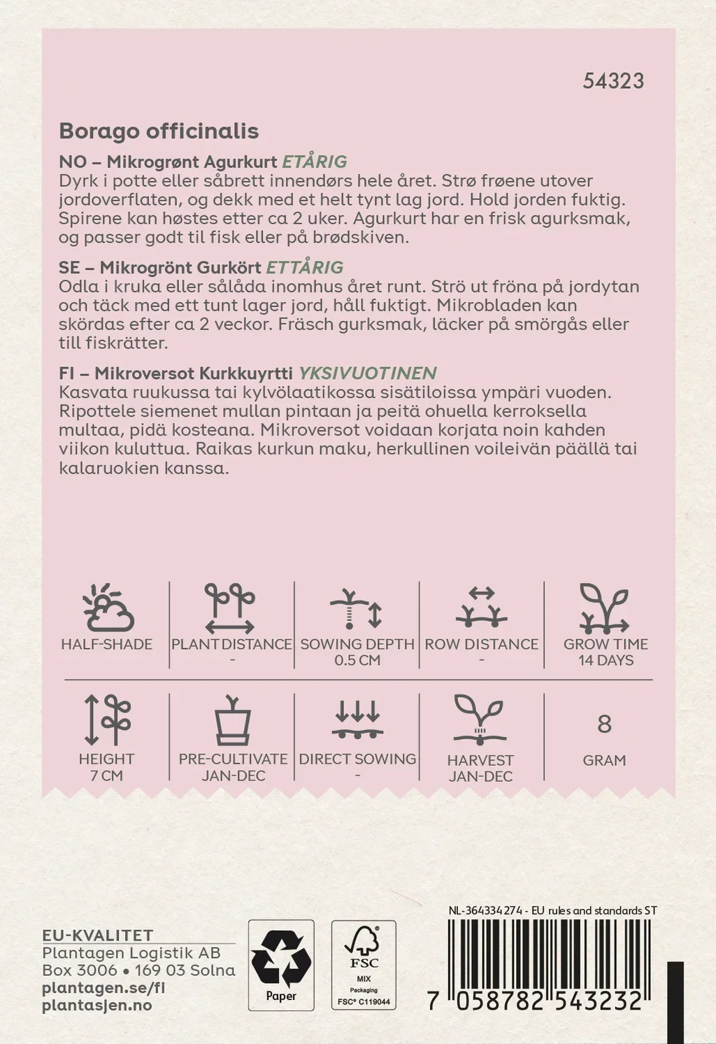 Agurkurt - Mikrogrønt