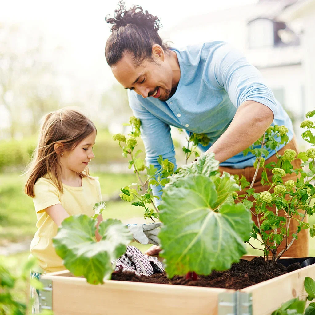 Hvor mange planter får du plass til i en plantekasse? 