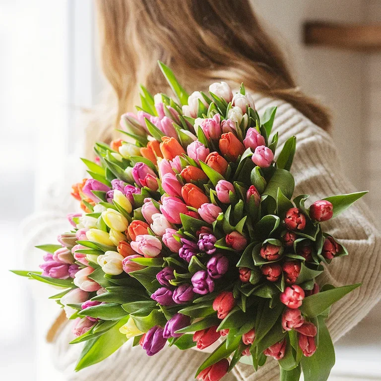 Sett sammen en flott tulipanbukett – trinn for trinn 