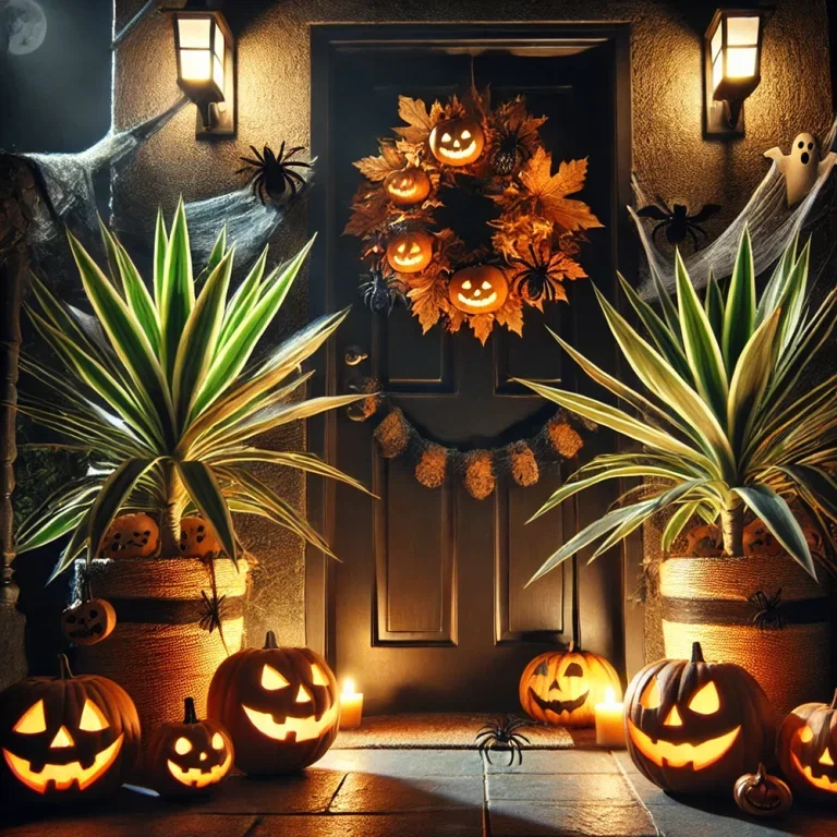 Pynt inngangspartiet til Halloween – skummel stemning på enkelt vis 