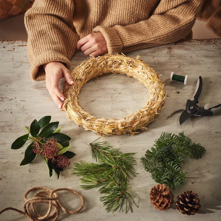 Lag din egen julekrans