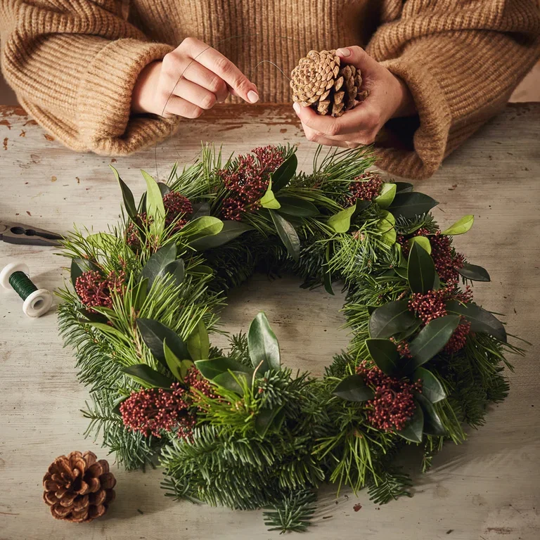 Lag din egen julekrans