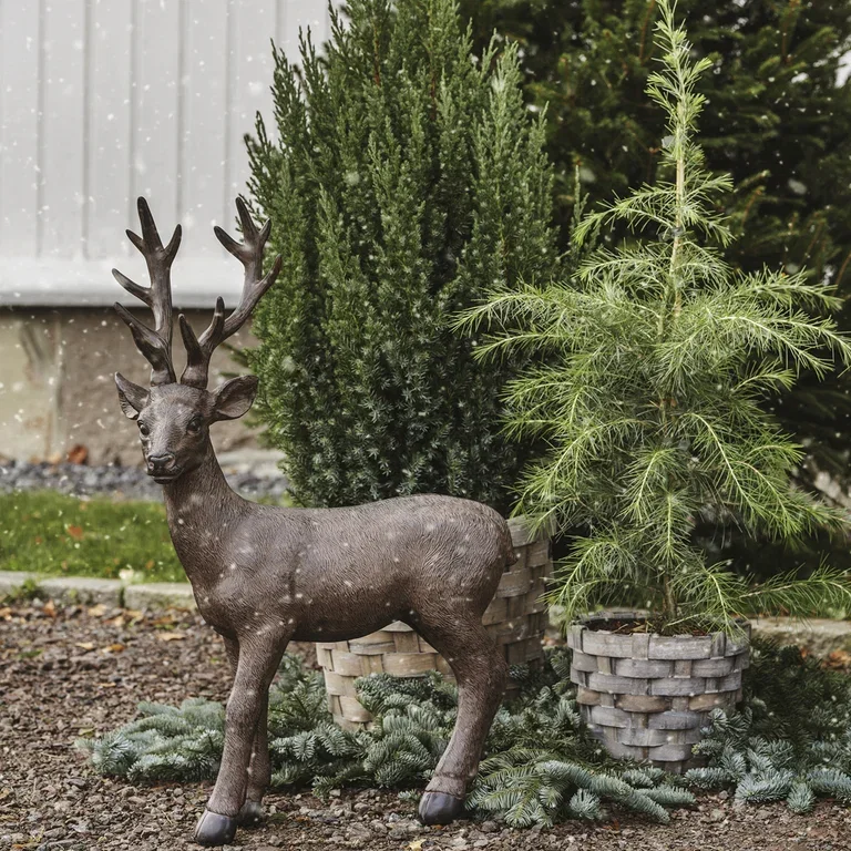 Decorate the entrance for Christmas